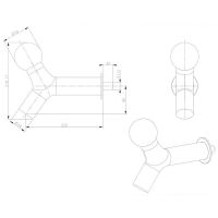 Душевая система Bronze de Luxe Liberty 5011GG-L Графит — фото 9, Встраиваемые душевые комплекты