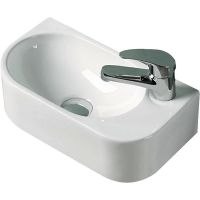 Раковина CeramaLux 40 78204L Белая — фото 1, Мини-раковины