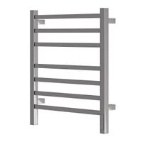 Полотенцесушитель электрический Point Вега PN71856 П7 500x600, диммер справа, хром — фото 3, Электрические полотенцесушители