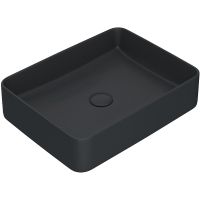 Раковина-чаша Iddis Slide 47 SLIBM02i27 Черная матовая — фото 1, Раковины накладные