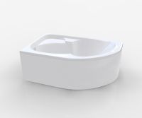 Акриловая ванна 1MarKa Diana 150x90 L 01ди1590л без гидромассажа — фото 5, Акриловые ванны