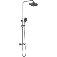 Товар: Душевая система Haiba HB24615 Хром - фото 1 Душевая система Haiba HB24615 Хром — фото 1, Душевые стойки