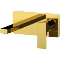 Смеситель для раковины Remer Absolute AU15DO Золото глянцевое — фото 1, Смесители для раковины