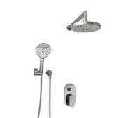 A14029 Встраиваемый комплект для душа с верхней душевой насадкой и лейкой — фото 2, Встраиваемые душевые комплекты