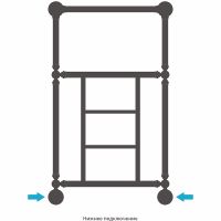 Товар: Водяной полотенцесушитель Сунержа Ренессанс 1452 860х500 020-0282-8650 с полкой Шампань - фото 2 Водяной полотенцесушитель Сунержа Ренессанс 1452 860х500 020-0282-8650 с полкой Шампань — фото 2, Водяные полотенцесушители