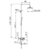 Товар: Душевая система Raglo R60.24.06 Черная матовая - фото 16 Душевая система Raglo R60.24.06 Черная матовая — фото 16, Душевые системы