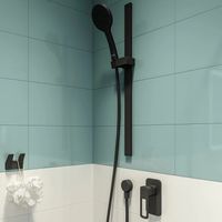 Смеситель для душа Iddis Slide Черный матовый арт-SLIBL00i66 — фото 2, Встраиваемые смесители для душа