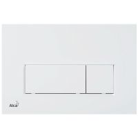 Клавиша смыва Alcaplast Thin M576 Белая матовая — фото 1, Кнопки смыва