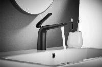 Товар: Смеситель для раковины Rose R39H R3901H Черный матовый - фото 5 Смеситель для раковины Rose R39H R3901H Черный матовый — фото 5, Смесители для раковины