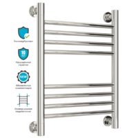 Водяной полотенцесушитель Сунержа Богема прямая 500х400 Хром — фото 3, Водяные полотенцесушители