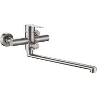 Смеситель для ванны Haiba HB22801 универсальный Нержавеющая сталь — фото 1, Смеситель для ванны