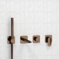 A7751.287.289.290.292.291 Встраиваемый комплект для ванны с лейкой и изливом — фото 1, Смеситель для ванны