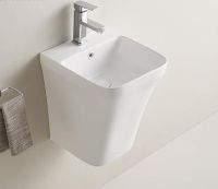 Раковина CeramaLux 36 500P Белая глянцевая — фото 3, Мини-раковины