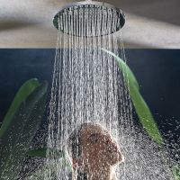 Душевая система Bossini Apice L10507.073 с термостатом Черный матовый — фото 5, Душевые стойки