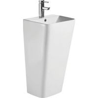 Раковина CeramaLux 44 G-302 Белая — фото 1, Раковины напольные