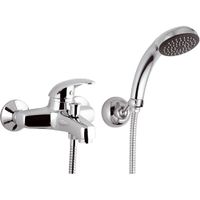 Смеситель для ванны Remer Giga G02 Хром — фото 1, Для душа и ванны