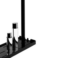 Душевая штанга AQUAme AQM8201B Черная — фото 3, Штанги для душа