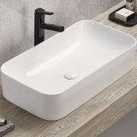 Раковина-чаша CeramaLux 70 78576 Белая глянцевая — фото 1, Раковины накладные