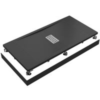 Душевой поддон из искусственного камня Good Door Flow 140x80 ЛП00128 Черный — фото 1, Душевые поддоны из искусственного камня