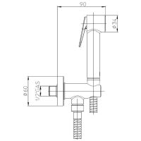 Товар: Гигиенический душ Bossini Paloma Brass Set C69038.030 Хром - фото 2 Гигиенический душ Bossini Paloma Brass Set C69038.030 Хром — фото 2, Гигиенические души