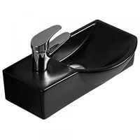 Раковина CeramaLux 40 7947ARMB Черная — фото 1, Мини-раковины