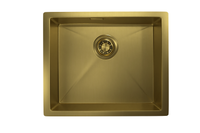 Granula-5445U, ЗОЛОТО САТИН, стальная кухонная мойка — фото 1, Кухонные мойки