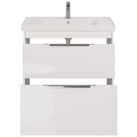 Товар: Тумба PRIME, 90 см, подвесная/напольная, 2 ящика, белый глянец - фото 6 Тумба PRIME, 90 см, подвесная/напольная, 2 ящика, белый глянец — фото 6, Тумбы под раковину