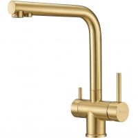 Смеситель для кухни Milacio Ultra MCU.558.GD Золото брашированное — фото 7, Смесители для кухни