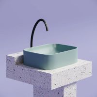Раковина-чаша Ceramicanova Element 51 CN6052MLG Зеленая матовая — фото 21, Раковины накладные