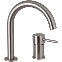 Смеситель для раковины Remer X-Style X57NP Никель — фото 1, Смесители для раковины