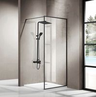 Душевая система ALMAes Tena TVZ-1825 Черная матовая — фото 9, Душевые стойки