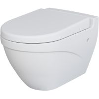 Товар: Унитаз Ambassador Nord 133T20101 подвесной Белый матовый без сиденья - фото 1 Унитаз Ambassador Nord 133T20101 подвесной Белый матовый без сиденья — фото 1, Подвесные унитазы