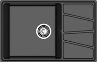 Товар: GRANFEST Мойка VERTEX 780L 1-чаша+крыл 780*500мм черный арт.GF- - фото 2 GRANFEST Мойка VERTEX 780L 1-чаша+крыл 780*500мм черный арт.GF- — фото 2, Кухонные мойки