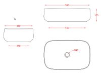 Раковина-чаша Artceram Cognac 55 Черный матовый арт-COL008 17 00 — фото 2, Раковины накладные