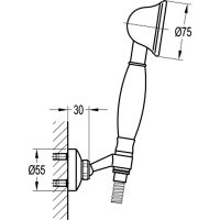 Душевой гарнитур Swedbe Terracotta 2562 Терракота — фото 2, Душевые гарнитуры