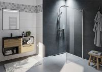 Товар: Душевая перегородка Riho Novik Z400 100 G003031120 (GZ4100000) профиль Хром стекло прозрачное - фото 3 Душевая перегородка Riho Novik Z400 100 G003031120 (GZ4100000) профиль Хром стекло прозрачное — фото 3, Душевые перегородки