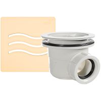 Сифон для душевого поддона RGW S-010-1 502411101-03 Бежевый — фото 1, Сифоны для поддонов