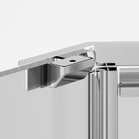 Товар: Душевой уголок Ambassador Ritz 100х100 112011103 профиль Хром стекло прозрачное - фото 2 Душевой уголок Ambassador Ritz 100х100 112011103 профиль Хром стекло прозрачное — фото 2, Душевые уголки