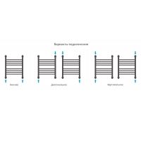 Водяной полотенцесушитель Сунержа Богема прямая 500х400 Хром — фото 2, Водяные полотенцесушители
