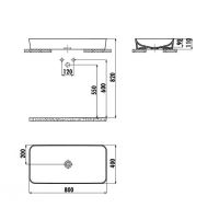 Раковина-чаша Creavit Ultra 80 UL080-00CB00E-0000 Белая — фото 2, Раковины