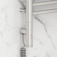 Электрический полотенцесушитель Сунержа Богема 3.0 1П 800x400 L 00-5806-8040 с полкой Хром — фото 3, Электрические полотенцесушители