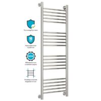 Водяной полотенцесушитель Сунержа Богема+ 1200х400 Хром — фото 3, Водяные полотенцесушители