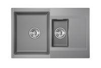 Товар: Granula-ES-7808, АЛЮМИНИУМ, кухонная мойка, кварц, ESTETICA - фото 2 Granula-ES-7808, АЛЮМИНИУМ, кухонная мойка, кварц, ESTETICA — фото 2, Кухонные мойки