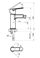 Смеситель для биде Azario Treya AZ-15686601 Хром — фото 2, Смесители для биде
