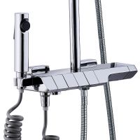 Душевая система Boch Mann Vettorre TS BM9650 с термостатом Хром — фото 5, Душевые стойки