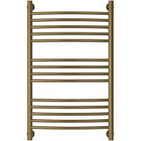 Водяной полотенцесушитель Сунержа Богема+ выгнутая 800х500 05-0221-8050 Состаренная бронза — фото 1, Водяные полотенцесушители