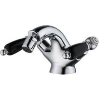 Смеситель для биде Caprigo Adria-Classic Black Edition 03B-530-crm Хром — фото 1, Смесители для биде