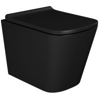 Унитаз Maretti Umbria UM10PBM51-560 подвесной Черный матовый с сиденьем Микролифт — фото 1, Подвесные унитазы
