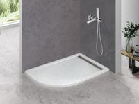 Поддон из искусственного мрамора CEZARES TRAY-AS-RH-100/80-30-W-R — фото 2, Душевые поддоны из литьевого мрамора