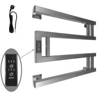 Электрический полотенцесушитель Altasan МонакоПроф 40x50 МонакоПроф4050Г Графит — фото 1, Электрические полотенцесушители